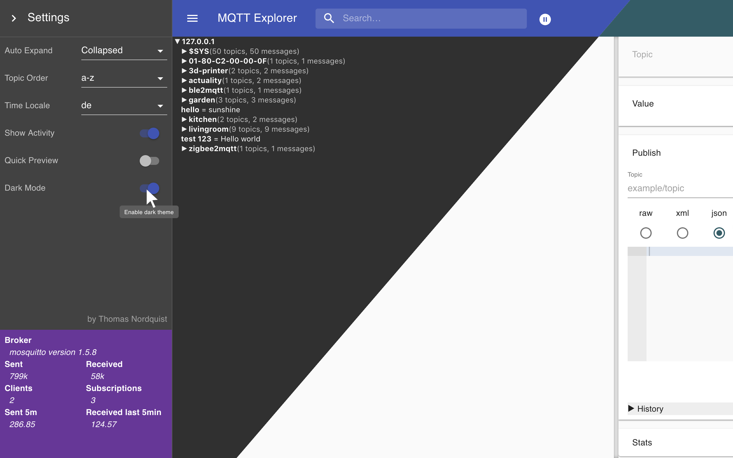 install eclipse plugin mqtt client